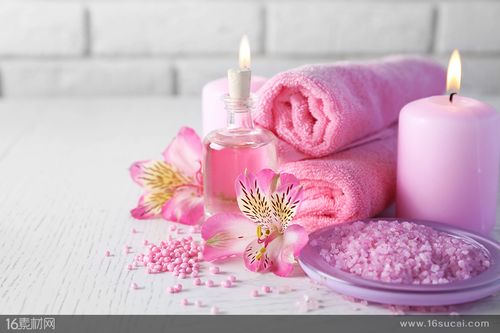 粉色spa用品高清图片(图片id:94702)-生活用品图片-素材中国16素材网